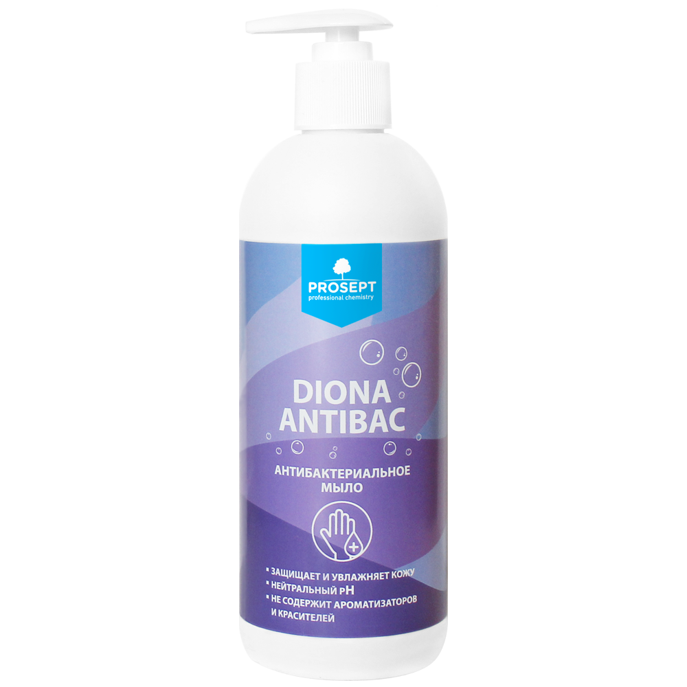 Жидкое мыло Diona Antibac 500 мл (с помпой)