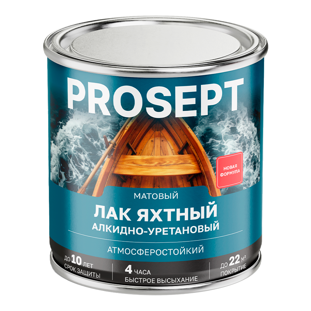 Строительная химия Лак яхтный, матовый, 2 л