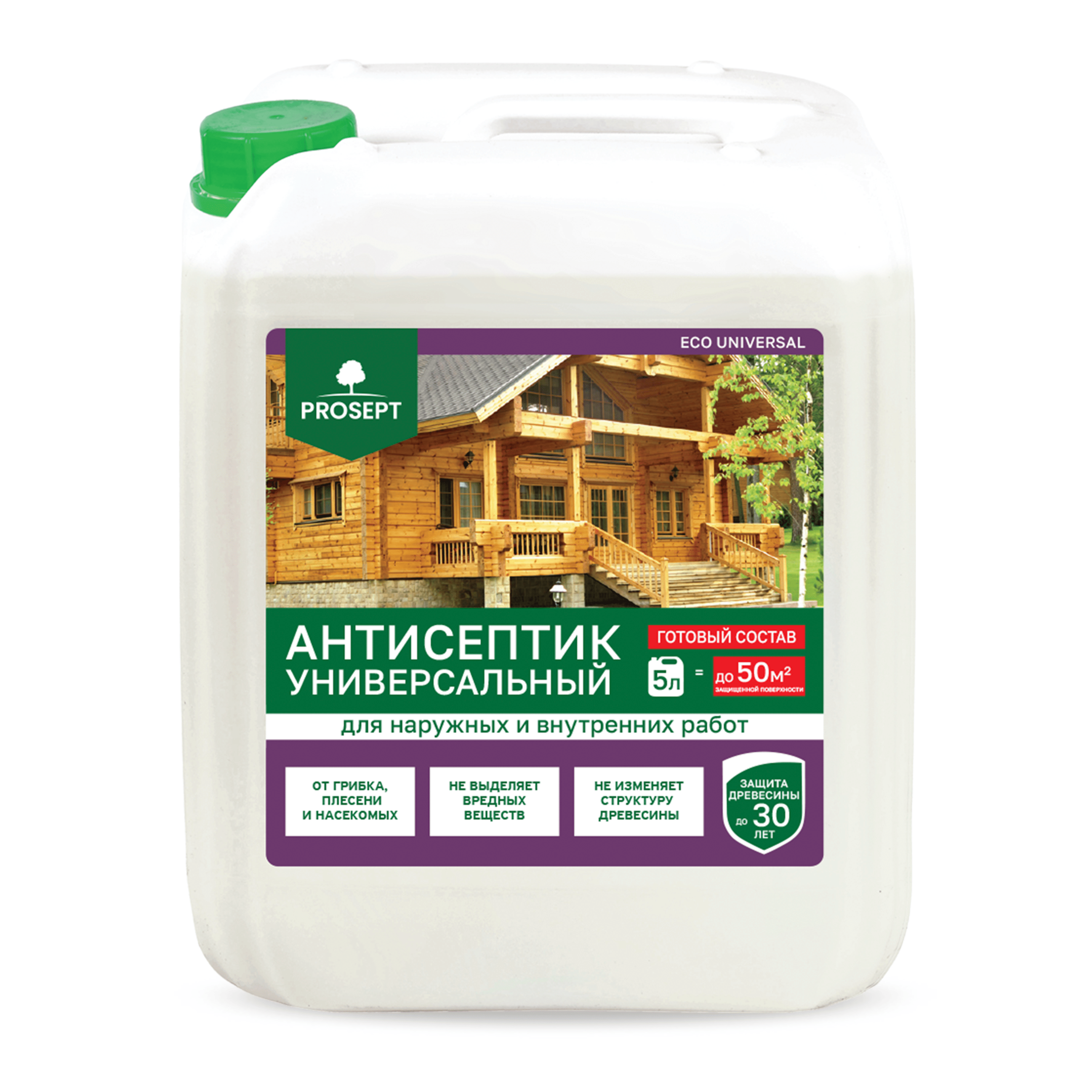 Антисептики и защитные составы PROSEPT ECO UNIVERSAL 5 л