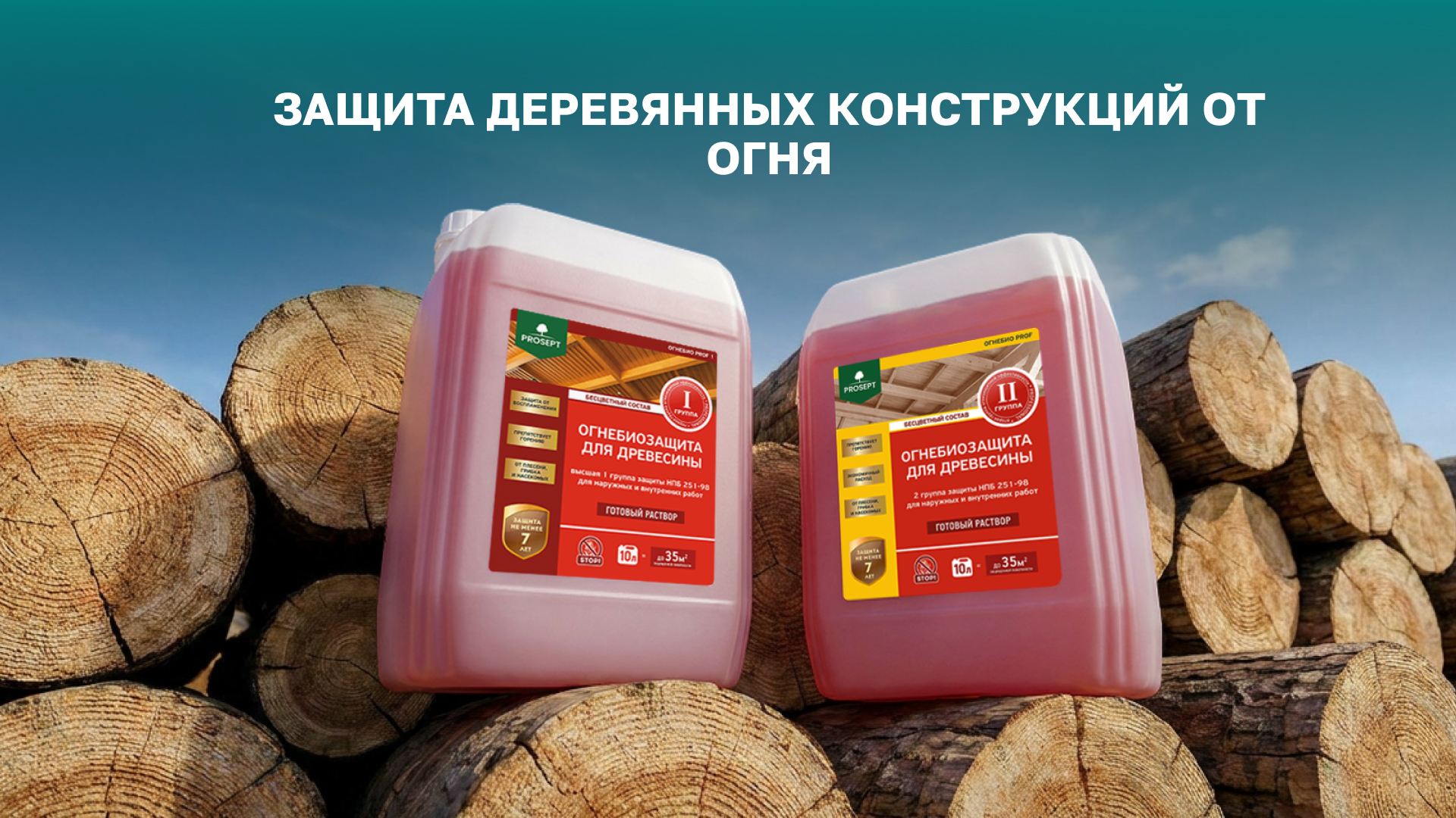 Защита деревянных конструкции от огня